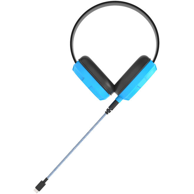 Lumaz Edu Hoofdtelefoon set van 6 st. (Blauw) + 2 kabels Mini-jack en USB-C