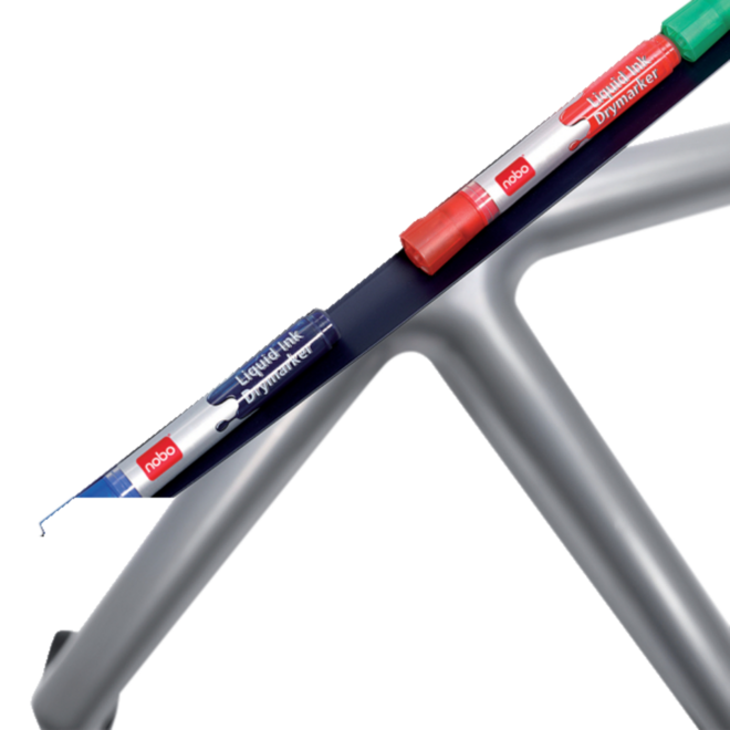 Flipover staal Nobo Nano Clean™ mobiel