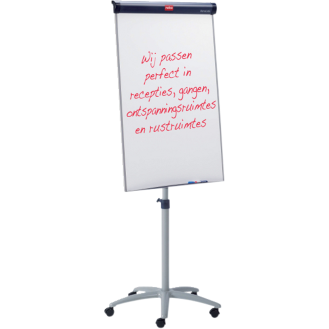 Flipover staal Nobo Nano Clean™ mobiel