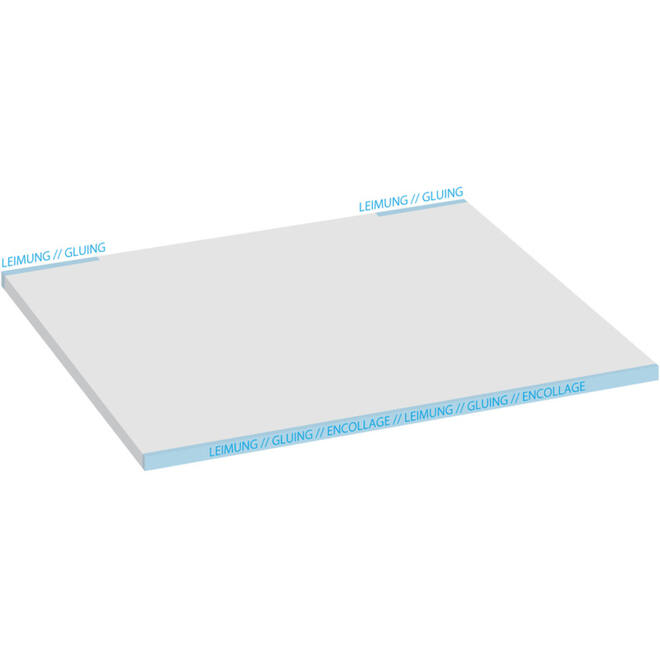 Bureauonderlegger Kangaro wit 30 vel kalender 24/25/26 595x410mm, 5 stuks