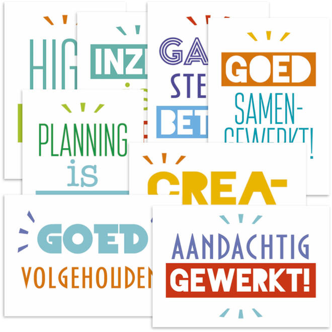 Motivatiekaarten 4587 mindset, 8 motieven, 96 stuks