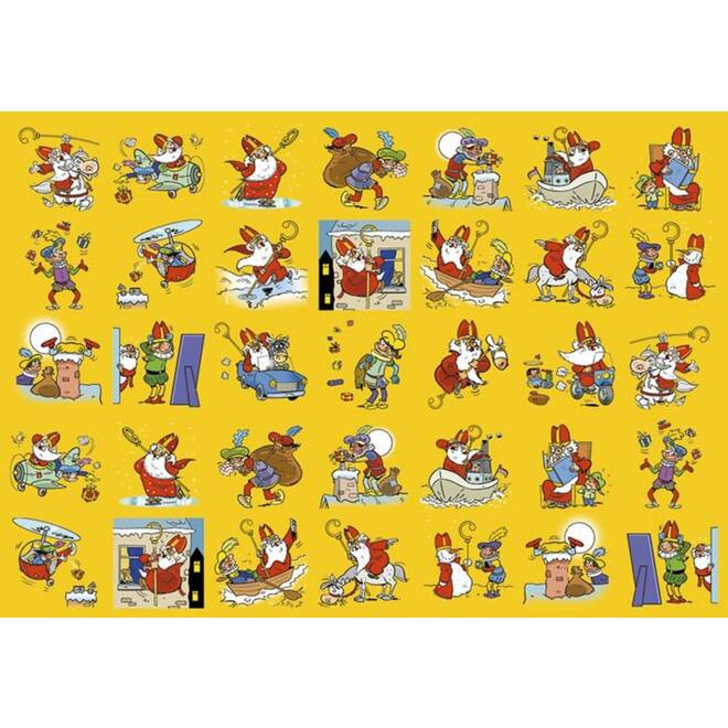 Beloningsstickers 130 Sinterklaas on tour, 35 motieven, 700 stuks