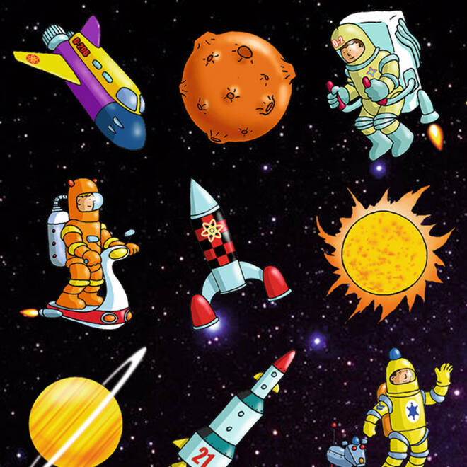 Beloningsstickers Astronauten 358 40 motieven, 800 stuks