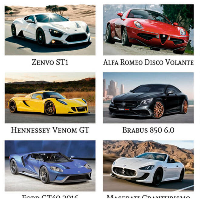 Beloningsstickers Stoere Sport Cars 385, 36 motieven, 720 stuks