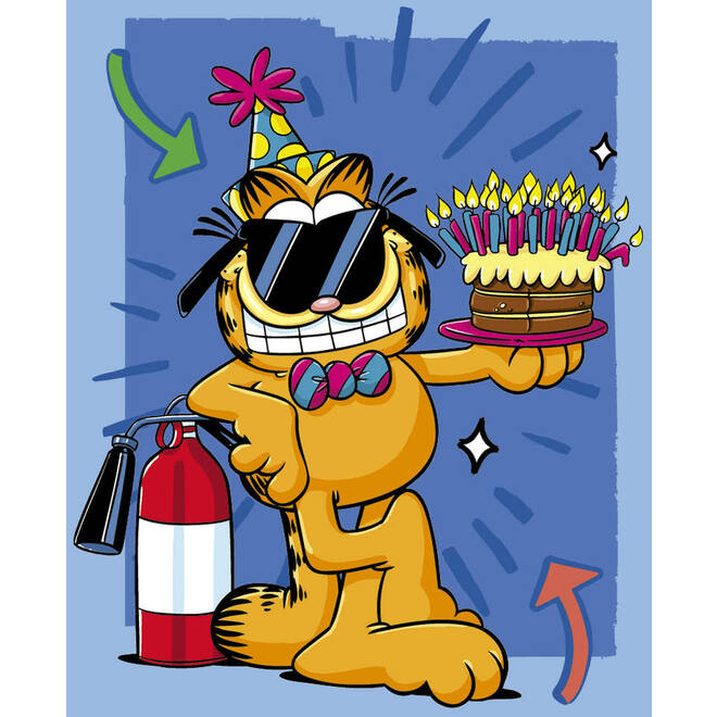 Miniposters Garfield 1097 4 motieven, 20 stuks