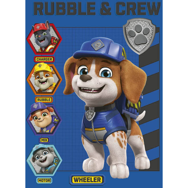 Miniposters Rubble & Crew 1100 4 motieven, 20 stuks