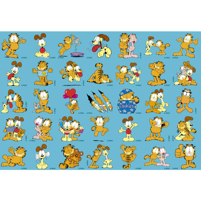 Beloningsstickers Garfield 137 35 motieven, 700 stickers