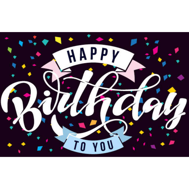 Ansichtkaarten Happy Birthday 5771 4 motieven, 48 kaarten