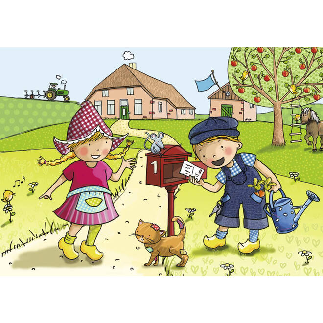 Miniposters Fien en Teun 1078 2 motieven, 20 stuks