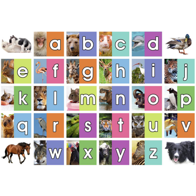 Beloningsstickers 467 Het Dieren ABC, 30 motieven, 600 stuks