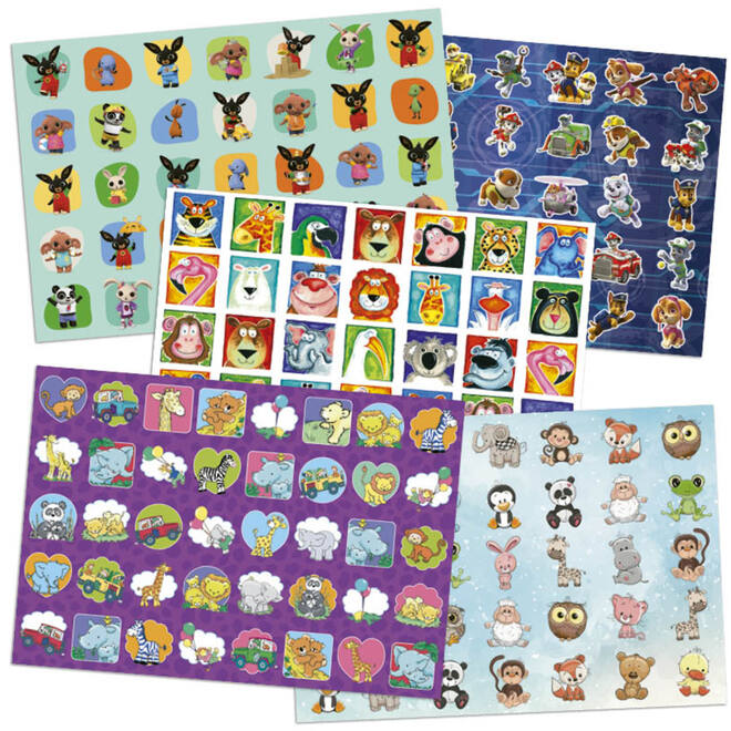 Beloningsstickers snelbestelpakket Fantasie onderbouw,150-225 mot. 3500 st.