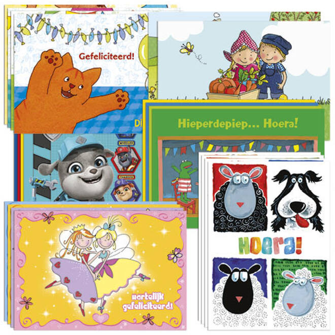 Miniposters snelbestelpakket  Fantasie, 8102, 12 mot. 120 st.