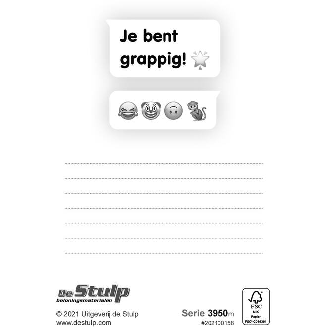 Complimentenkaarten 3950, 18 motieven, 72 kaarten in box