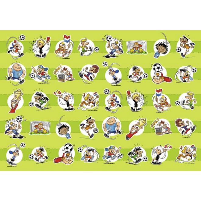 Beloningsstickers 265 Voetballers fantasie, 40 motieven, 800 stuks