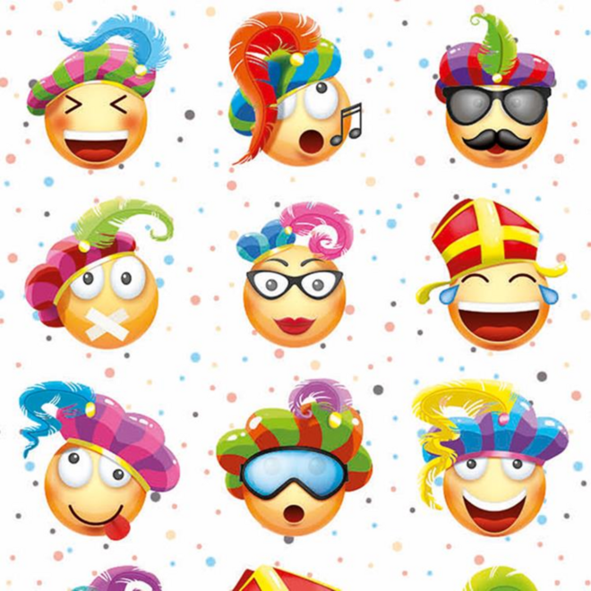Beloningsstickers 112 Sinterklaas smileys 48 motieven, 960 stickers