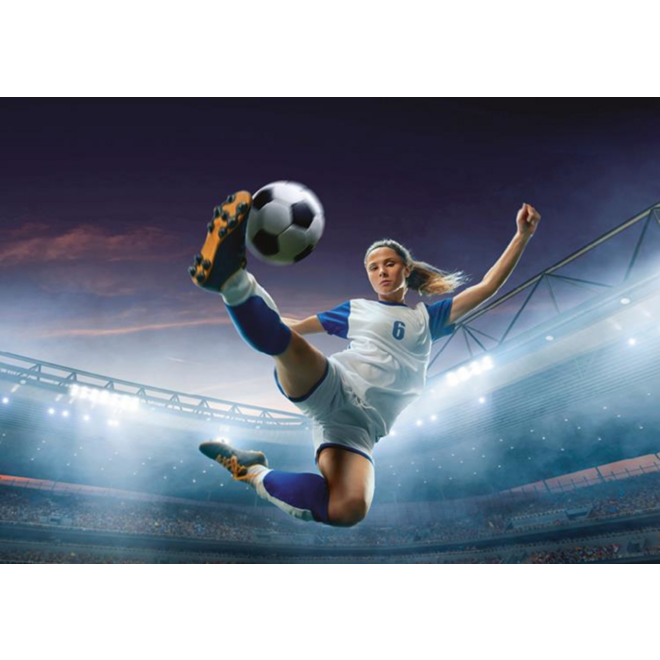 Miniposter 1089 Voetbalmeiden 4 motieven, 20 stuks