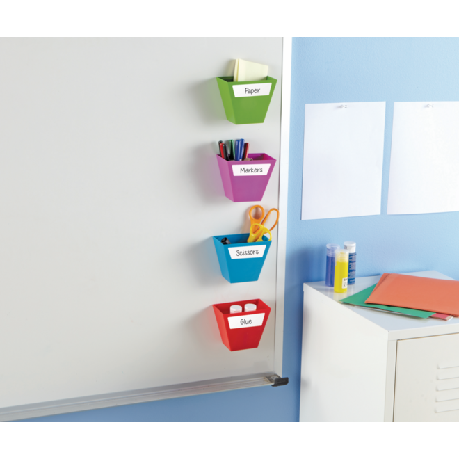 Opbergbakjes magnetisch, 4 stuks