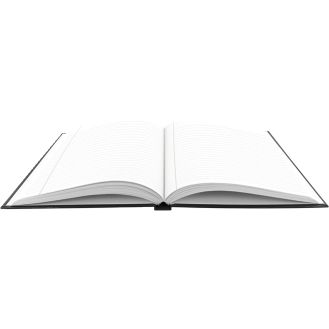 Schrift A5 met harde kaft gelinieerd 80 vel, 80 gram