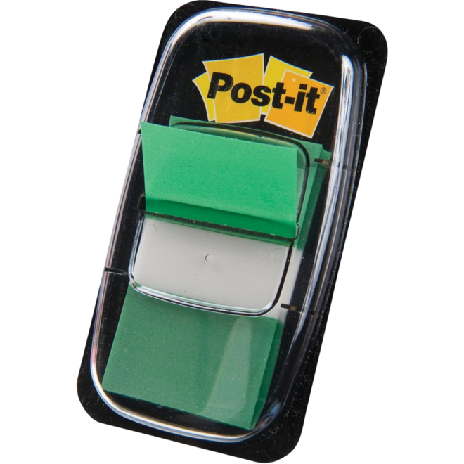 Indextabs tape-flags groen, 50 stuks