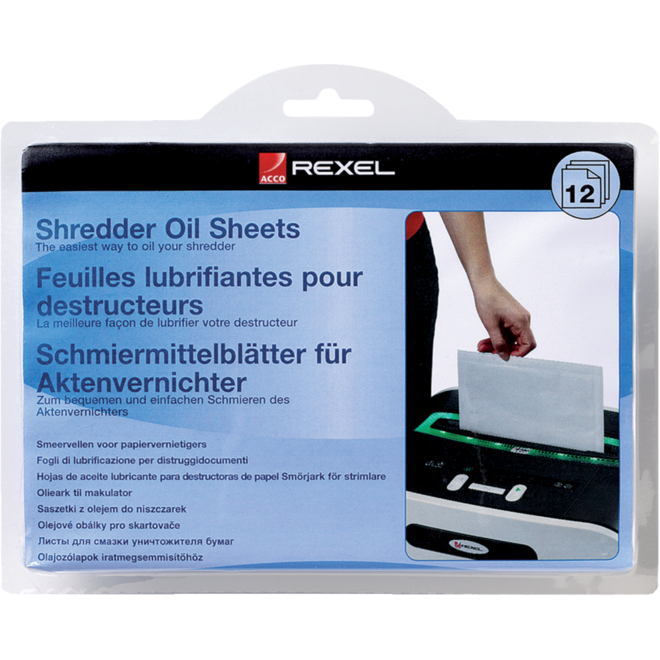 Papiervernietiger olievellen, 20 stuks
