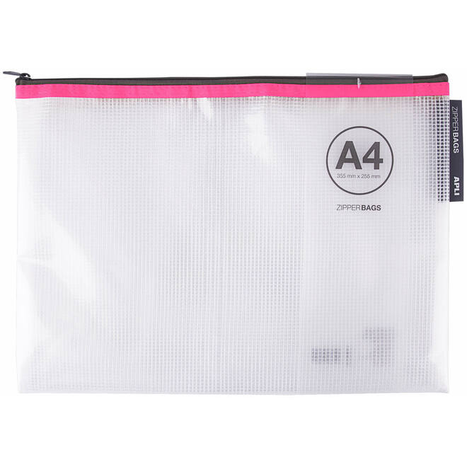 Zipperbag A4 assorti