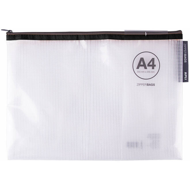 Zipperbag A4 assorti