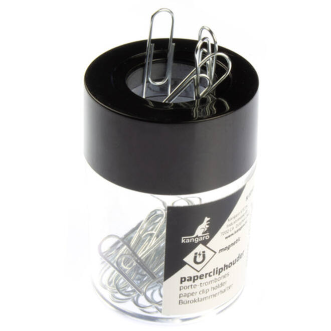 Papercliphouder Kangaro rond, magnetisch 45x45x64mm