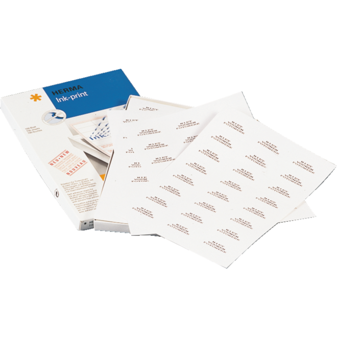 Etiket laser/ink-print 66 x 33mm 100 vel, 24 per vel