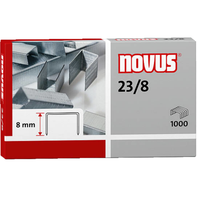 Nietjes 23/8 Novus, 1000 stuks