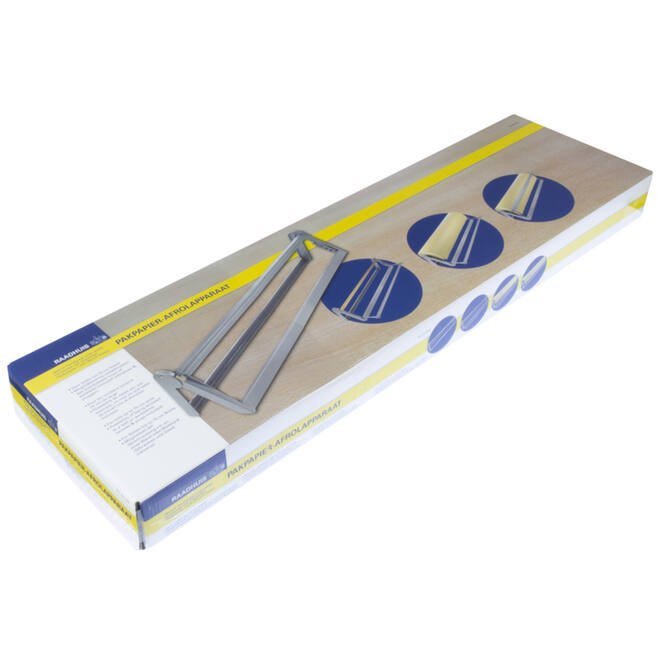 Afrolapparaat voor inpakpapier max. 750 mm breed
