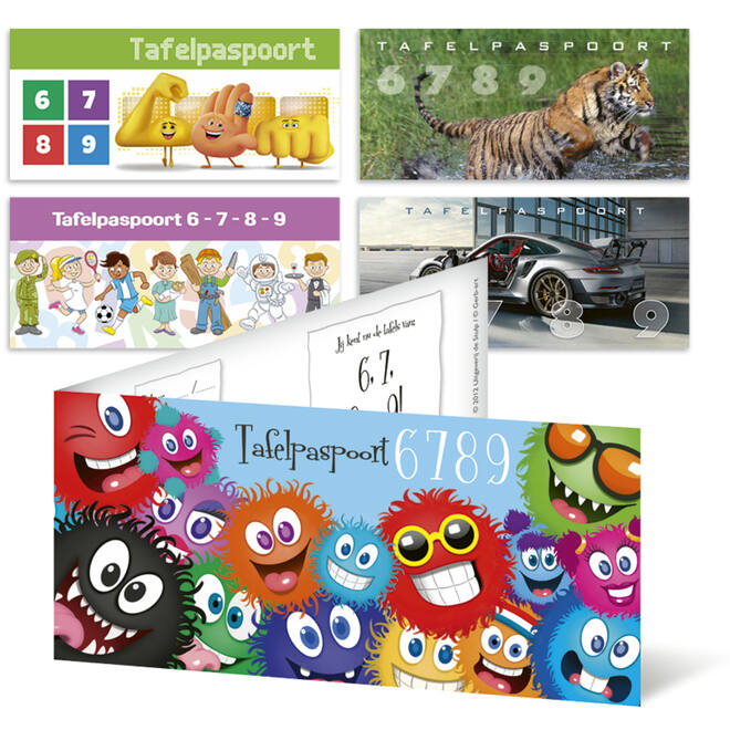 Tafelpaspoort snelbestelpakket 2291 6-9 assorti, 50 stuks