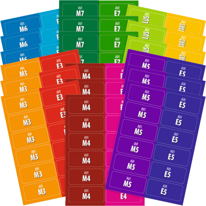 Avi 106799 boekenstickerspakket