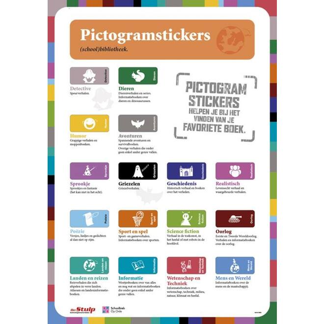 Pictogramstickerpakket 106899 assorti XL