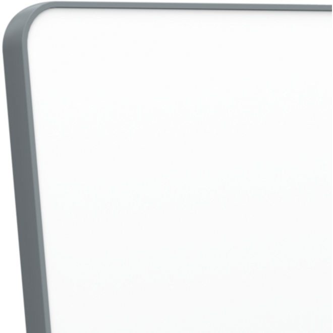 Whiteboard Nobo Move&Meet afneembaar en draagbaar 180x90cm grijs frame