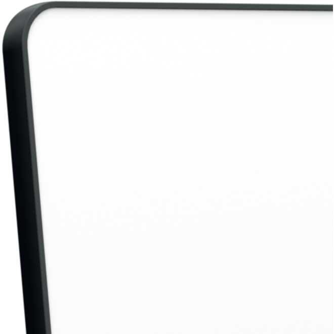 Whiteboard Nobo Move&Meet afneembaar en draagbaar 180x90cm zwart frame