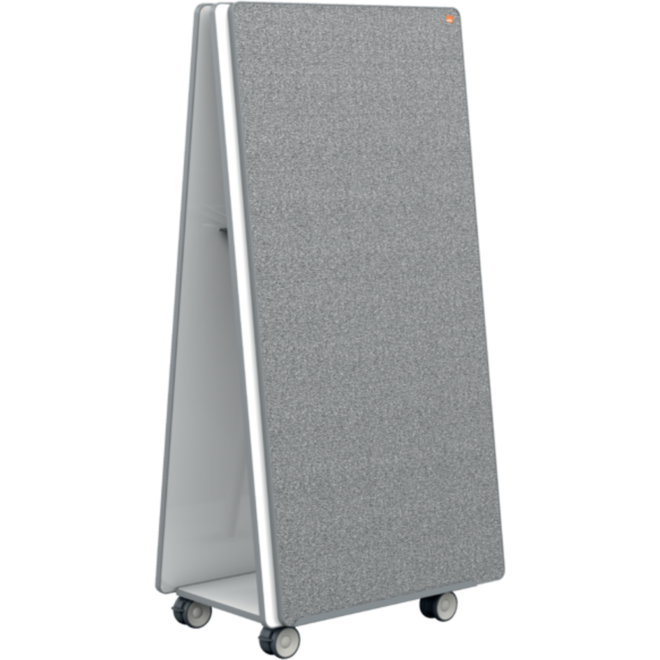 Whiteboard Nobo Move&Meet basis set afneembaar en draagbaar whiteboard/memobord grijs