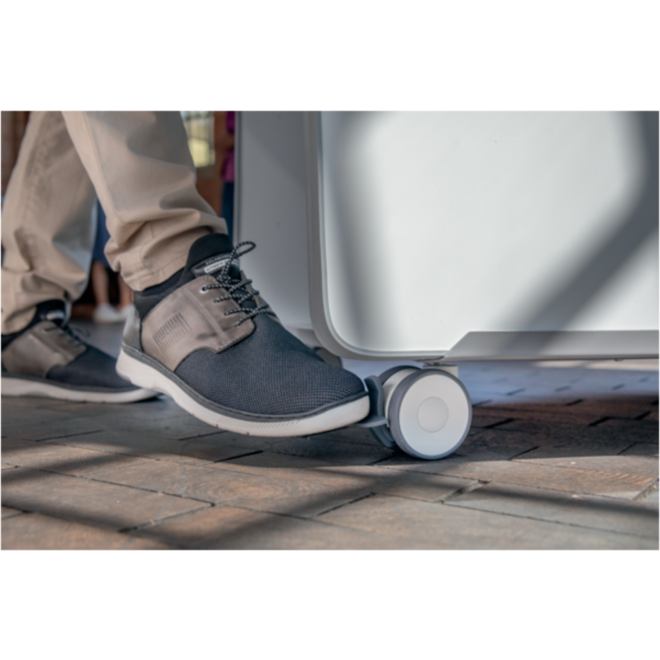 Whiteboard Nobo Move&Meet basis set afneembaar en draagbaar whiteboard/memobord grijs