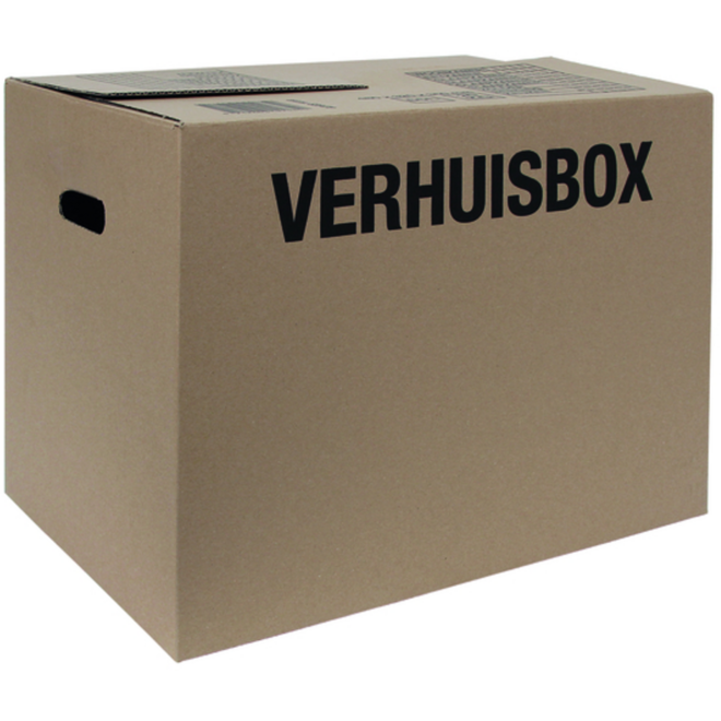 Verhuisdoos IEZZY | 480x320x360 mm | bruin | 25 stuks