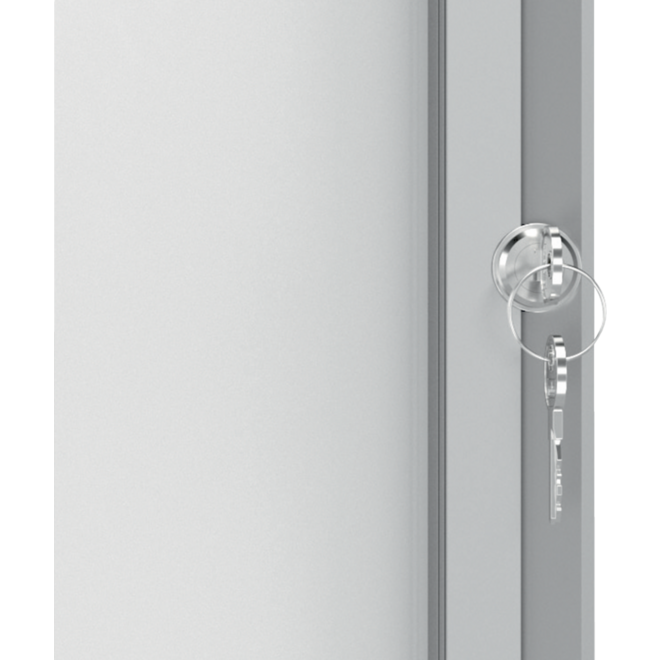 Binnenvitrine Nobo draaideur met slot 4 x A4