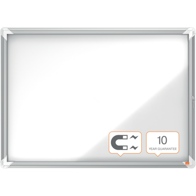 Binnenvitrine Nobo draaideur met slot 8 x A4