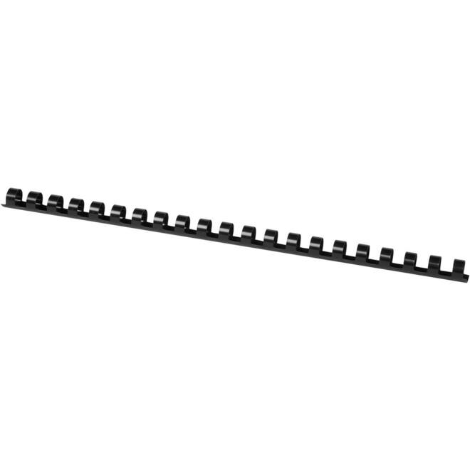Bindrug zwart 12 mm, 100 stuks