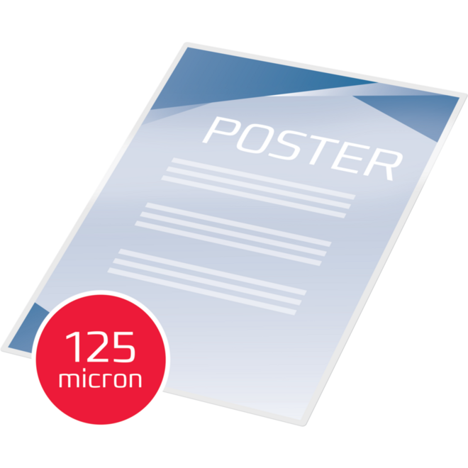 Plastificeer/lamineerhoes A3-125 micron 100 stuks
