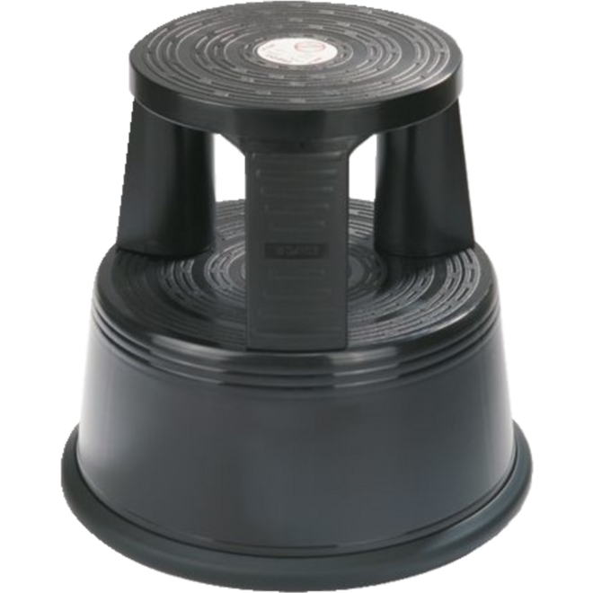 Opstapkruk roll-a-step 42cm kunststof zwart