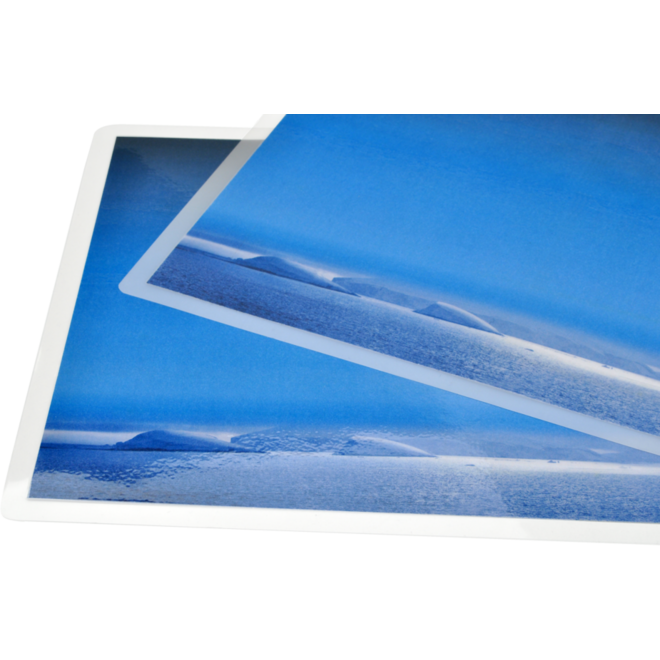 Lamineerhoes zelfklevende rug A4 80 micron glanzend 100 stuks
