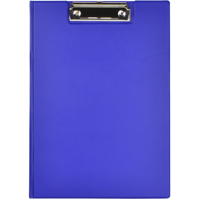 Klembord A4 dubbel PVC blauw