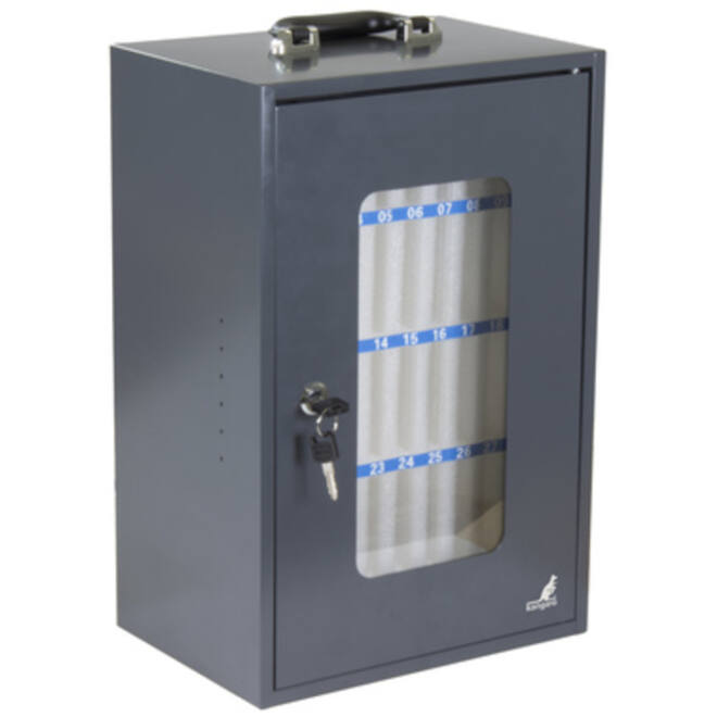 Smartphonekast 36 vaks donkergrijs 295x205x445mm