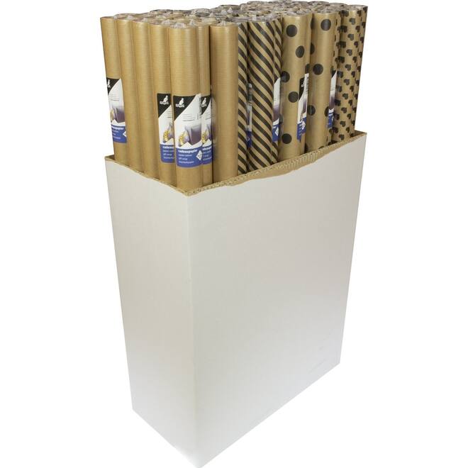 Cadeaupapier kraft assorti 70 x 200 cm