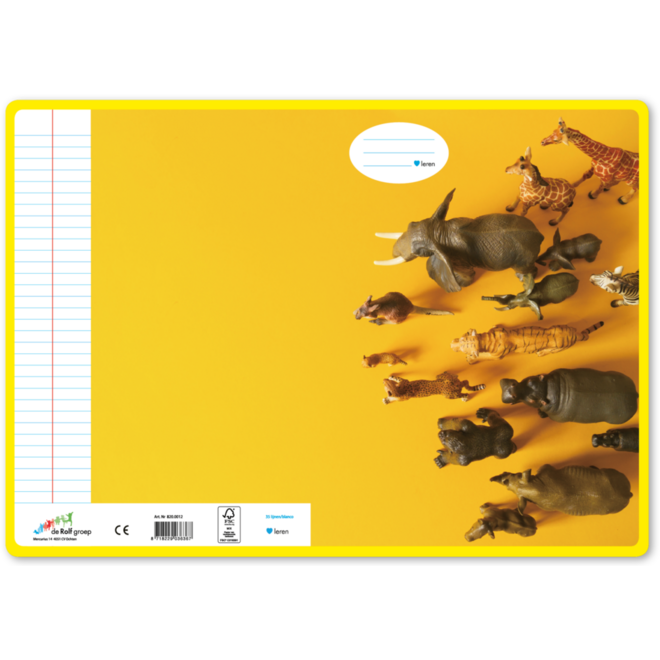 Projectschriften 35 lijnen/blanco, kudde, 21 x 29,7 cm (A4), 70gr (25 stuks)