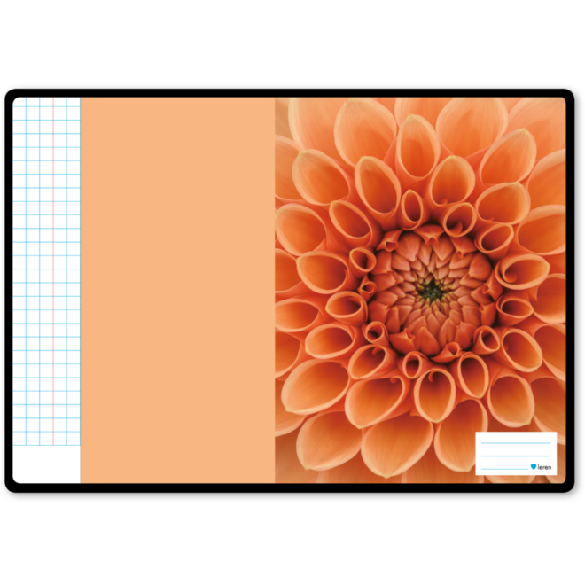 Schriften ruit 10x10 mm, bloemen, 21 x 29,7 cm (A4), 80 gr