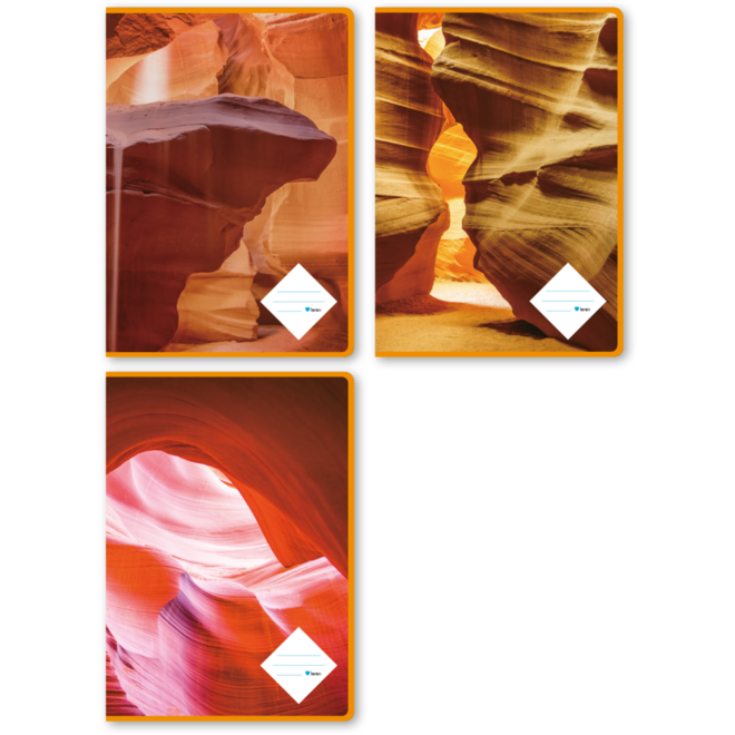 Schriften 35 lijnen, canyon, 21 x 29,7 cm (A4), 70 gr